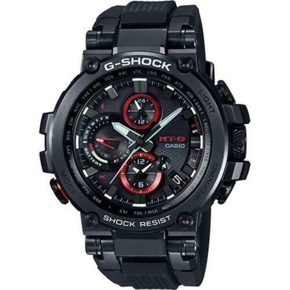 Casio G Shock MTG Twisted Metal SS Analogue Solar - Picture 1 of 4
